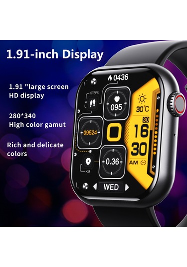 Teltree F57 1.91" Bluetooth Konuşma Akıllı Saat (İthalatçı Garantili) + Metal Kordon