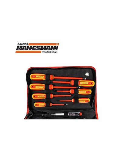 Mannesmann 11214 Vde İzoleli Tornavida Pense Seti, 14 Parça