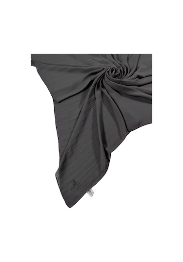 Mim Eşarp Mısırlı Eşarpları Aerobin Jazz Caz Eşarp 140x140 Cm Füme