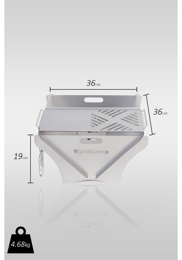 Orta Boy Portatif Mangal Ateş Kutusu