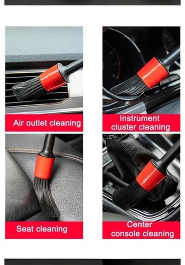 Oto Detay Fırçası Seti 5'li Kaliteli Detaylı Farklı Boyutlar,5li