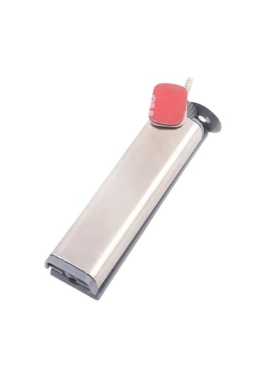 Fors Metal Bas-aç Mıknatısı Çekmece Kapısı Metal İtme Mıknatısı / 10 Adet Açık Gri