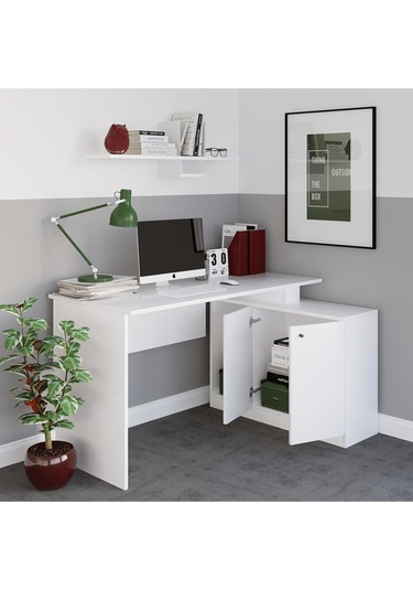 Decormet Başak Çalışma Masası Beyaz Diğer