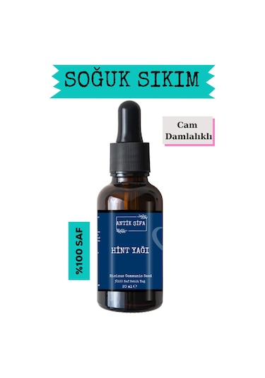 Hint Yağı 20ml - %100 Saf Soğuk Sıkım Hint Yağı 20 ML