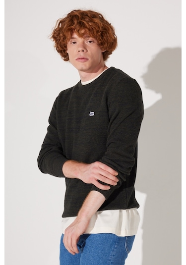 Lee Regular Fit Normal Kesim Bisiklet Yaka Haki Erkek Triko Kazak L212149801 Haki Lee Regular Fit Normal Kesim Bisiklet Yaka Haki Erkek Triko Kazak L212149801 Haki