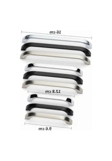 Krom Metal Mutfak Dolap Kulpu - Modern Tasarım, 96 Mm Uzunluk A.Ağaç