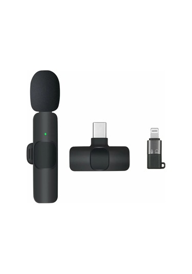 Springsun Android İphone Uyumlu İpad İçin Kablosuz Yaka Mikrofonu