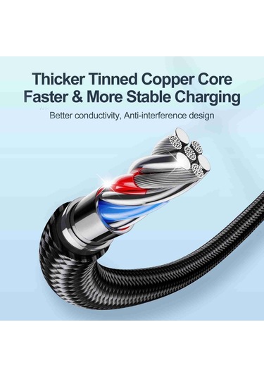 Joyroom S-cc100a10 Olağanüstü Serisi 100w Usb-c / Tip-c Usb-c / Tip-c Hızlı Şarj Veri Kablosu, Kablo Uzunluğu: 1.2m Beyaz