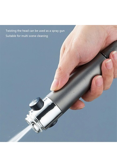 Yaozixa Siyah Filtreli Ağır Basınçlı Duş Başlığı, 3 Modlu Masaj Özelliği, 1.5m Pvc Boru Ve Deliksiz Tutucu İçeren Set Diğer