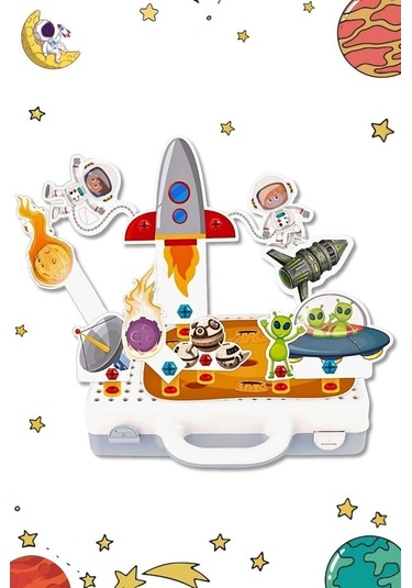 Oyuncak 3d Matkap Seti Söktak Uzay Serisi