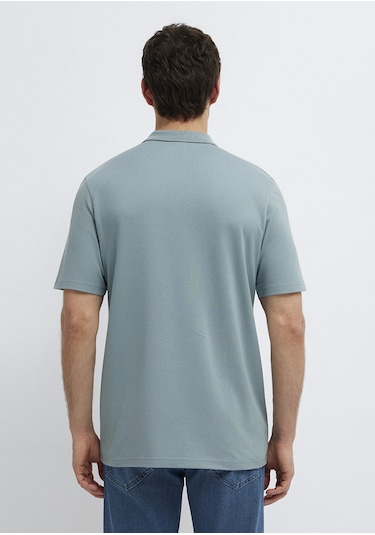 Mavi - Gri Polo Tişört 0611837-70118