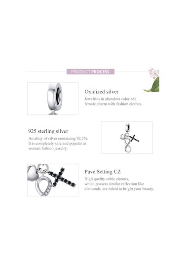 S925 Ayar Gümüş Sonsuzluk Sembolü Çapraz Kolye Dıy Bilezik Kolye Aksesuarları Çok Renkli