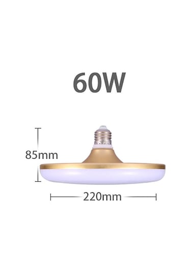 Led Ampul E27 Led Lamba 220 V Ufo Elektrik Ampulü 15/20/30/40/50 W Süper Parlak Garaj Işığı Ev Aydınlatma İçin Masa Lambaları Mutfak 60w