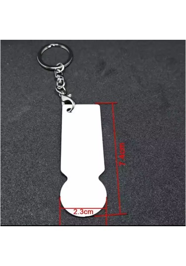 Gümüş Metal Jeton Anahtarlık