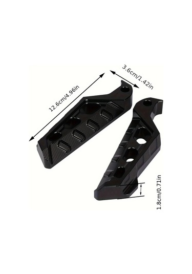 Chuangyinshop Titanium Yamaha Xmax 300 250 125 Motorcycle Scooter Aluminum Alloy Rear Passenger Foot Pegs Pedals