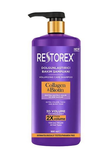Restorex Collagen & Biotin Şampuan 900 ML