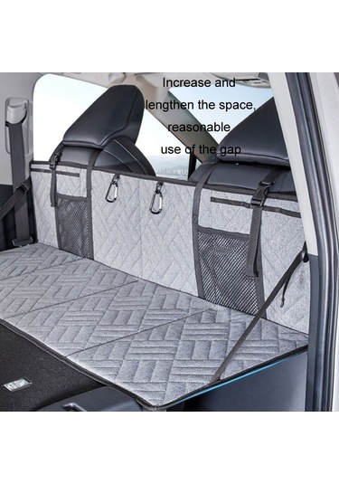 Sones Tesla İçin Araba Kamp Yatağı Katlanır Tahta Suv Arka Sıra Uzatma Kartı, Renk: Gri