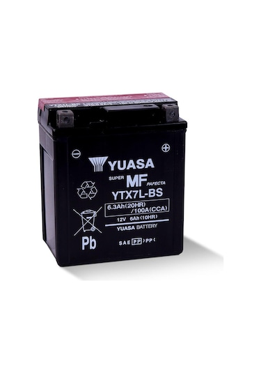 Yuasa Ytx7l-bs(cp) Akü 12v 6ah 100a