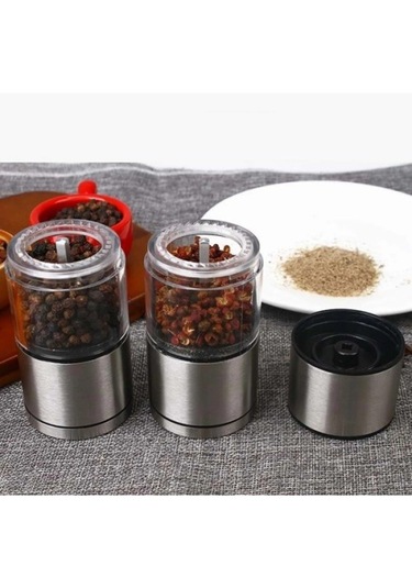 Büro Ev Ofis Mutfağı İçin Akrilik Manuel 2 Kademeli Öğütücü El Değirmeni Diğer