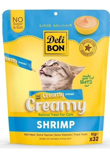 Delibon Creamy Ödül Maması Kuzulu 15gr 32li Paket