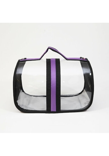 Bacco Milano Şeffaf Köpek Taşıma Çantası 43 x 30 x 21 CM