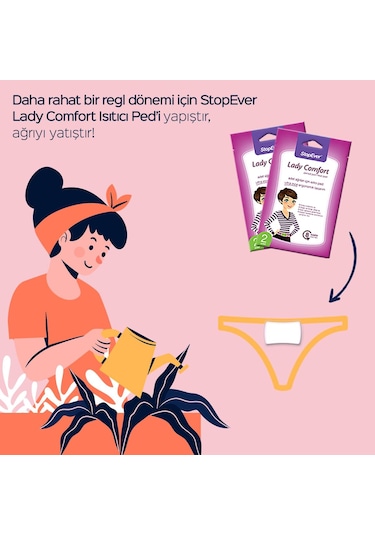 Stopever Lady Comfort Isıtıcı Ped - 6X2 Adet