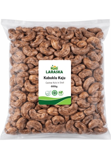Kabuklu Zarlı Kaju 400g Taze Jumbo Cashew Nuts İn Shell 400 G