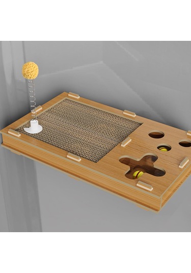 Homyl Oluklu Scratcher Tırmalama Tahtası Egzersizi 2'si 1