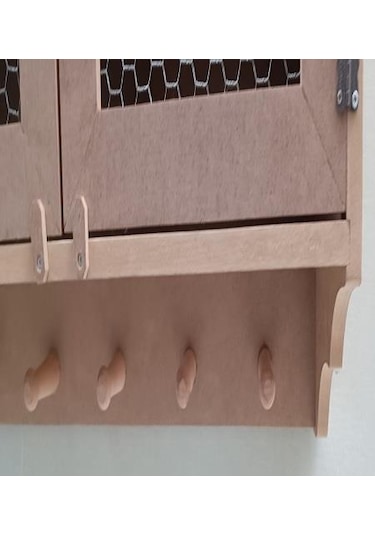 1448bng90210hobi Adn Telli Dolap Terek Ahşap Mdf Ham Kutuda Sevk El Yapım