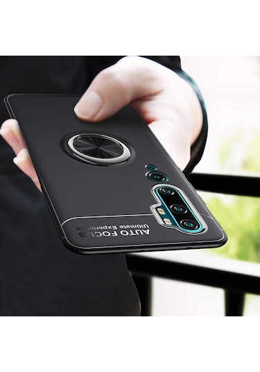 Xiaomi Mi Note 10 Kilif Yüzüklü Magnetli Ravel Case 400772816