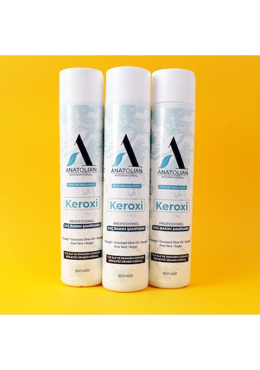 Anatolian International Keroxi Profesyonel Saç Bakım Onarım Besleyici Şampuan 300 ML