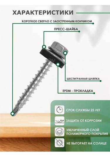 Daxmer Çatı Vidaları 5,5x19 250 Adet Set Ral 3011 181888271 Diğer