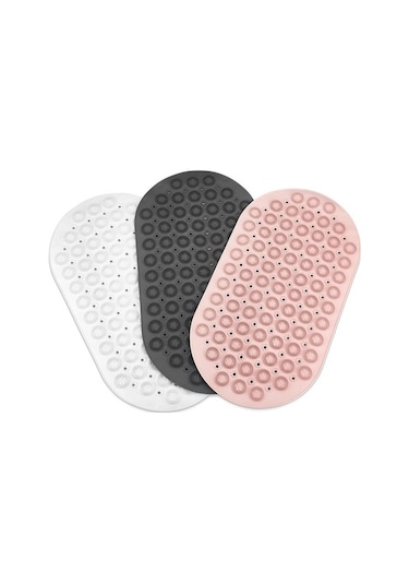 Reis Home Masajlı Vantuzlu Banyo & Duş Kaydırmaz Paspası Antrasit