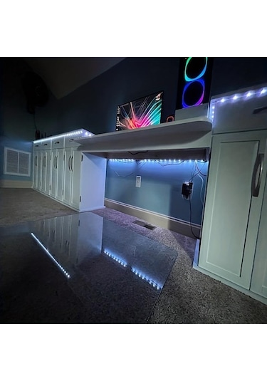 App Kontrollü Ve 44key Uzaktan Kumandalı 5050rgb Parti Atmosferi Işıkları 44key -15m