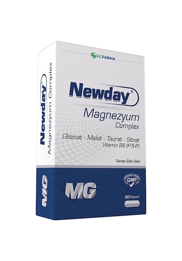 Newday Magnezyum Complex 60 Kapsül