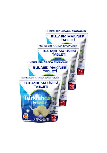 Turkishcare 4 Paket Premium Ekonomik Bulaşık Deterjanı 160 Adet