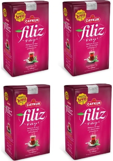 Çaykur Filiz Siyah Dökme Çay 4 x 1 KG