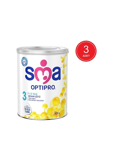 Sma Optipro 3 Devam Sütü 800 G 3 Adet
