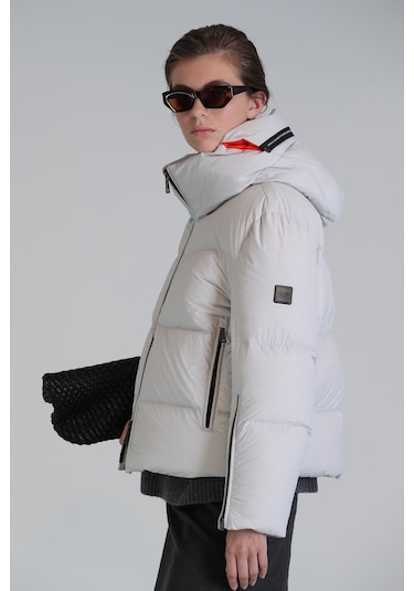 Lufian Shay Kaz Tüyü Kadın Mont Taş Taş 122120026100190 Taş