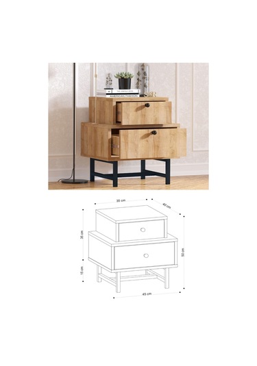 Decormet Nadia Komodin Safir Meşe Safir Meşe