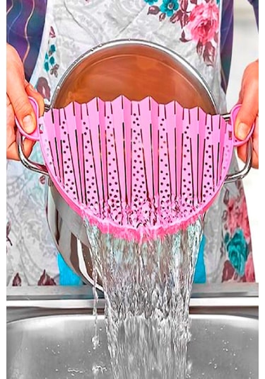 Tencere Kapağı Organizeri - 6 Bölmeli Tencere Kapak Rafı Çok Renkli