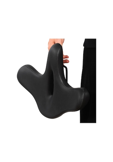 Yunboo Ergonomik Geniş Bisiklet Oturuğu - Çift Shock Absorbing Toplu Dizayn - Dağ Yolu Bisikletleri İçin - Siyah Siyah