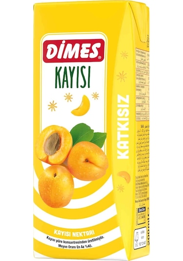 Dimes Kayısı Nektarı 27 x 200 ML