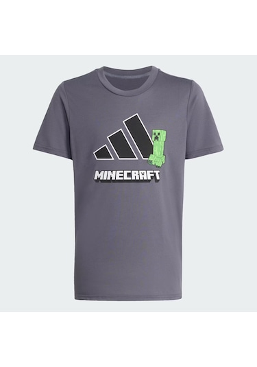 Adidas Minecraft Training Çocuk Tişört C-adıkd6874c40a00 Gri