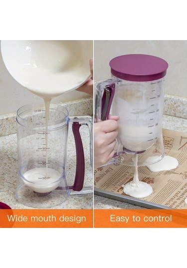 Novahub Hamur Ayırıcı & Dağıtıcı - Elde Uygulama, Karışıklık Yok, Cupcake Ve Kek İçin Diğer