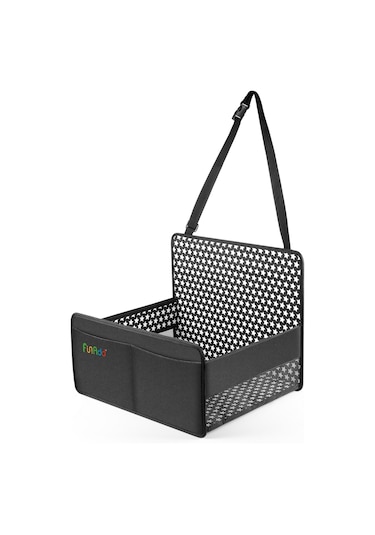 Funadd Breathable And Foldable Pet Dog Car Basket Anti-dirty Water-proof Pad Black