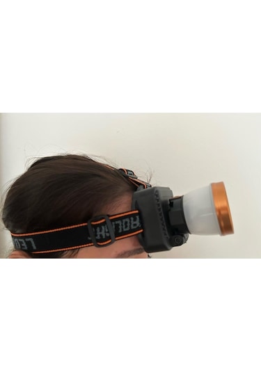 Ps-810 Kafa Lambası, Led Aydınlatmalı Kafa Feneri, Multifonksiyonel 20 Watt + Led 4 Mod Çalışma Siyah