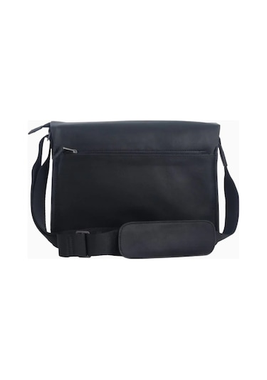 Discovery Heritage Metal Logolu 4l Kapasiteli Messenger Omuz Çantası Siyah 1