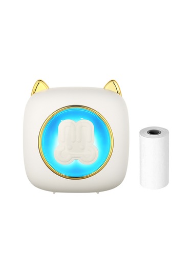 Skycity C23 Beyaz Bluetooth Isı Etiket Yazıcı - Fotoğraf, Not, Defter İçin 57mm 203dpi, 1200mah Batarya Ve 1 Adet Isı Kağıdı İle