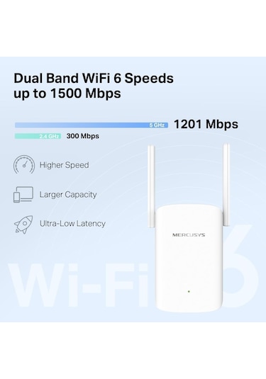 Mercusys MR60X AX1500 1000 Mbps Wi-Fi 6 Router